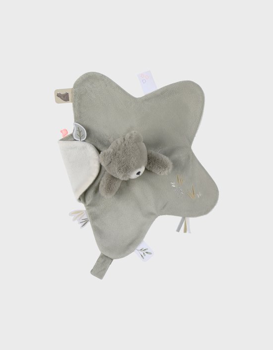 Noukie's - Tidou - Knuffeldoek - Kaki - Beer - Orso van Noukie's