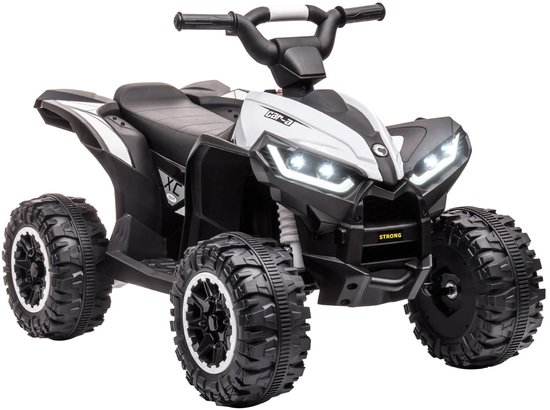 Novendo Goods – 12V Elektrische quad voor kinderen – Veilig ATV speelgoed met LED - Muziek, veilig stuur, brede banden en 4-wielophanging – Voor kids 3+