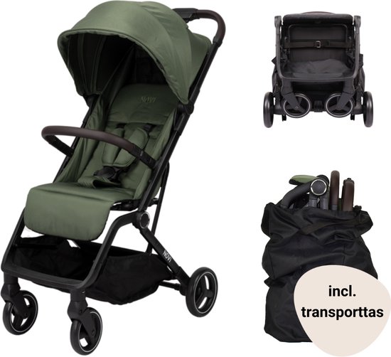 Novi Baby® Cloud Go Buggy - Groen - Geschikt van 0-22 kg van Novi Baby®