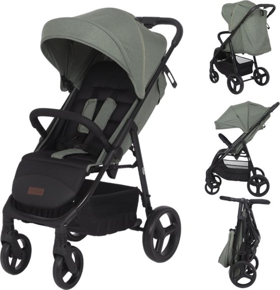 Novi Baby® Grande Go Buggy - Groen - Geschikt van 0-22 kg van Novi Baby®