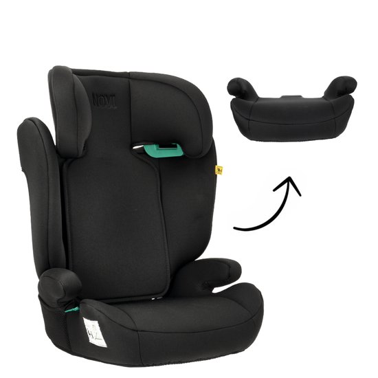 Novi Baby James Go V2 Autostoel - i-Size - Gordel - Zwart - Geschikt vanaf 100 tot 150 cm van Novi Baby®