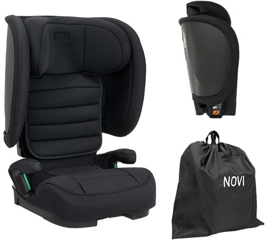 Novi Baby Max I-Size Autostoel - All Black - Inclusief Draagtas van Novi Baby®