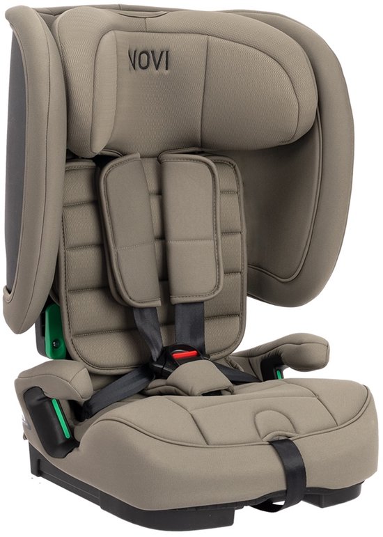 Novi Baby Morris I-Size Autostoel - Dark Taupe - Inclusief Draagtas van Novi Baby®
