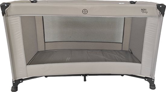 Novi Baby® Nicky - Campingbed - reisbed - inklapbaar - Sand van Novi Baby®