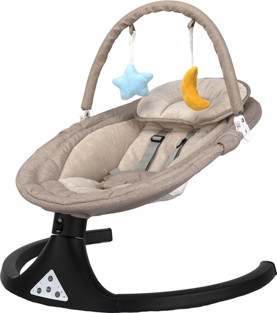Novi Baby® Nola Swing Wipstoel - Schommelstoel - Beige van Novi Baby®