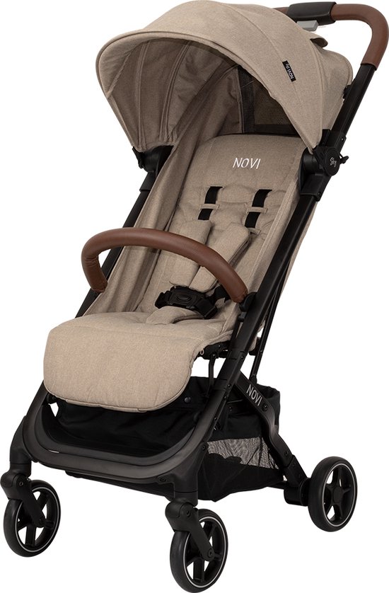 Novi Baby® Sky Buggy - Beige - Inclusief regenhoes - Inclusief cupholder van Novi Baby®