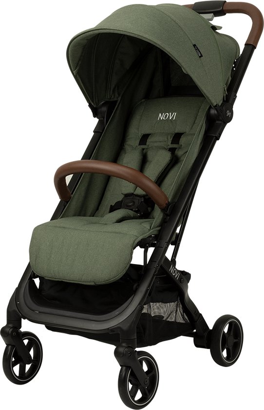 Novi Baby® Sky Buggy - Groen Melange - inklapbaar - inclusief regenhoes van Novi Baby®