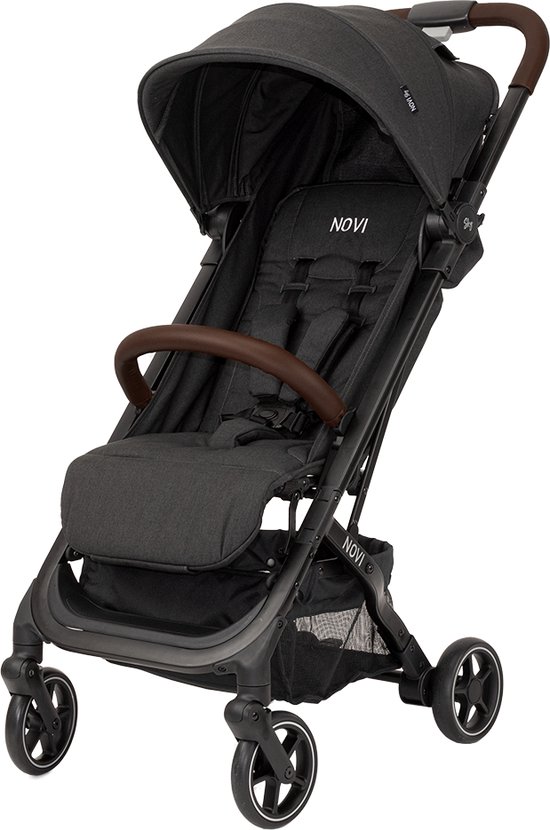 Novi Baby® Sky Buggy - Zwart - inklapbaar - Inclusief cupholder - Inclusief regenhoes van Novi Baby®