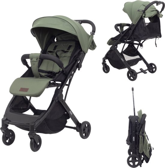 Novi Baby® Travel Go Buggy - Groen - afneembare wielen van Novi Baby®