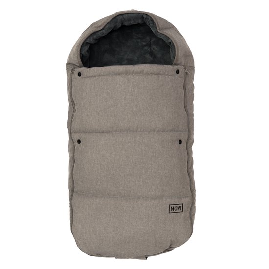 Novi Baby Uni Cozy Voetenzak - Hazel Melange - Universeel - Warme en comfortabele fleece voering van Novi Baby®