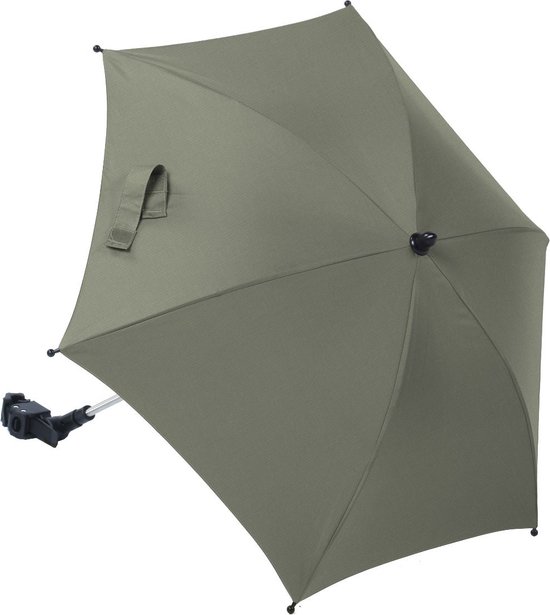 Novi Baby Universeel Parasol - Green Melange - voorzien van een klem voor bevestiging - met UV-coating 50+ van Merkloos