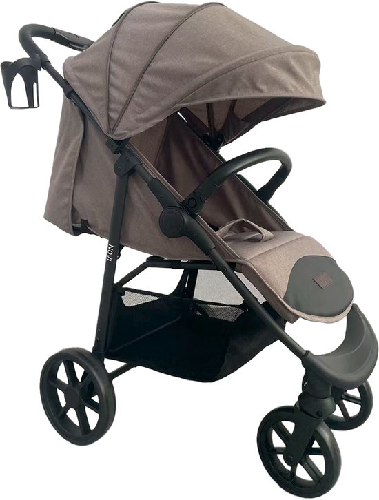 Novi Grande Go V2 Buggy 0-22 kg – All Terrain – UPF50+ Zonnekap – Volledig Ligstand – Compact Inklapbaar van Merkloos