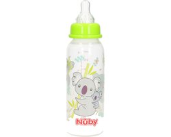 Nûby Baby Drinkfles - groen - 240 ml - babies antikoliekspeen