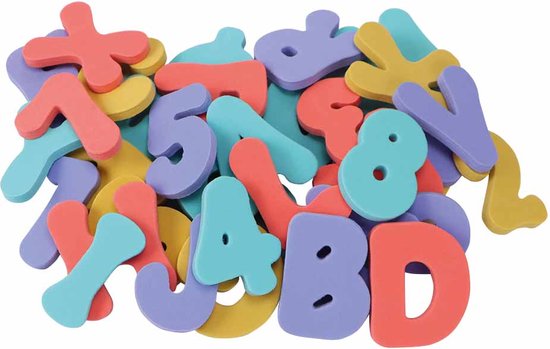 Nûby Badspeeltjes Letters en Cijfers - 12m+ van Nûby
