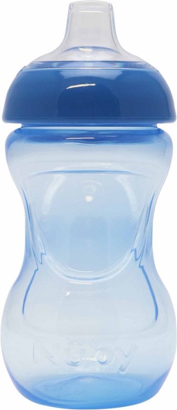 Nuby Beker Mini Easy Grip Blauw 180ml 4mnd+ van Nûby