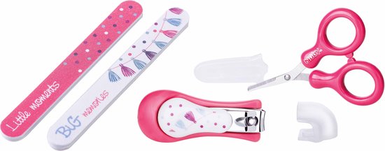Nûby - Evolutieve nagelverzorgingsset - Roze - Little Moments - 0m+ van Nûby