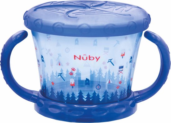 Nûby - Koekendoosje - "Snack keeper" - Blauw - 12m+ van Nûby