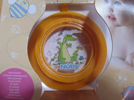 Nuby kom met zuignap Groen van Nûby
