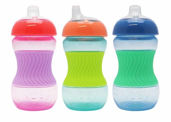 Nuby Mini easy grip drinkbeker met siliconen huls 1ST van Nûby