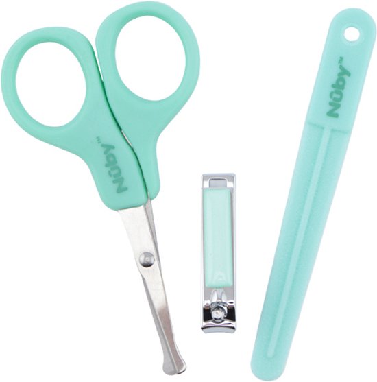 Nûby - Nagelverzorgingsset voor baby's - Groen - 0m+ van Merkloos