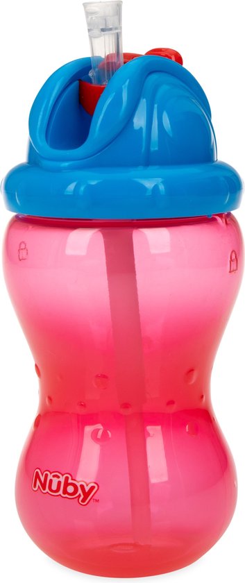 Nûby - Oefenbeker - Flip-It™ Antilekbeker - Rood - 360ml - 12m+ van Nûby