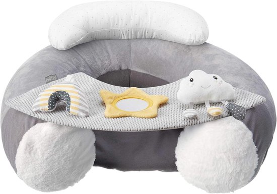 Nûby - Opblaasbaar Zitkussen Wolk & Ster met Speeltafel - 6m+ van Nûby