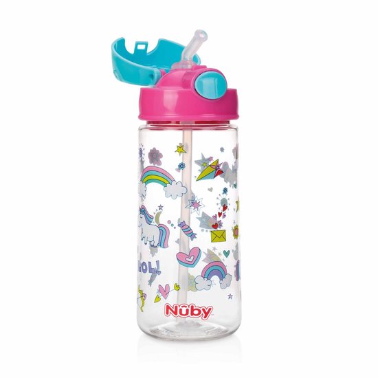 Nuby Rietjesbeker Roze 530 ml van Nûby