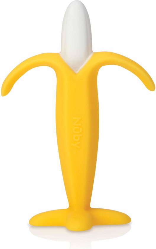 Nûby - Silicone Bijtspeelgoed - Banaan - 3m+ van Nûby