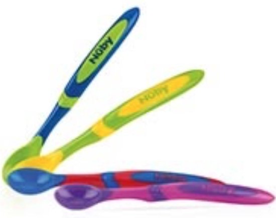 Nuby Voedingslepel met Lange Handgreep 4ST van Nûby