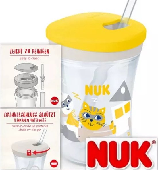 NUK Action Cup 230 ml, 12 m+ 12+ m van Nuk
