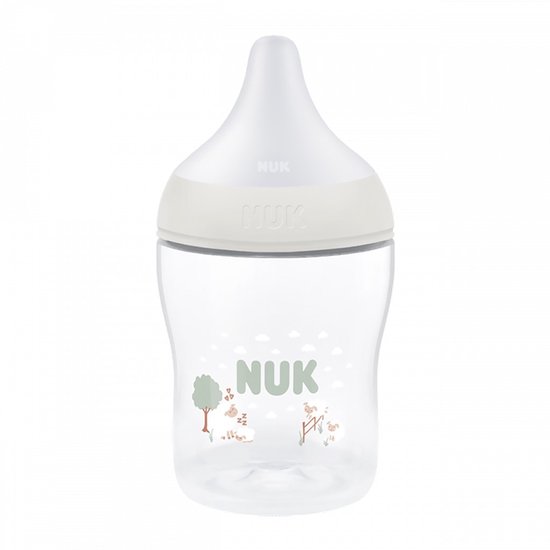 NUK - Babyfles - Perfect Match 150 ml met temperatuurregeling multicolor - zuigfles - anti-koliek - BPA-vrij - speen - fles