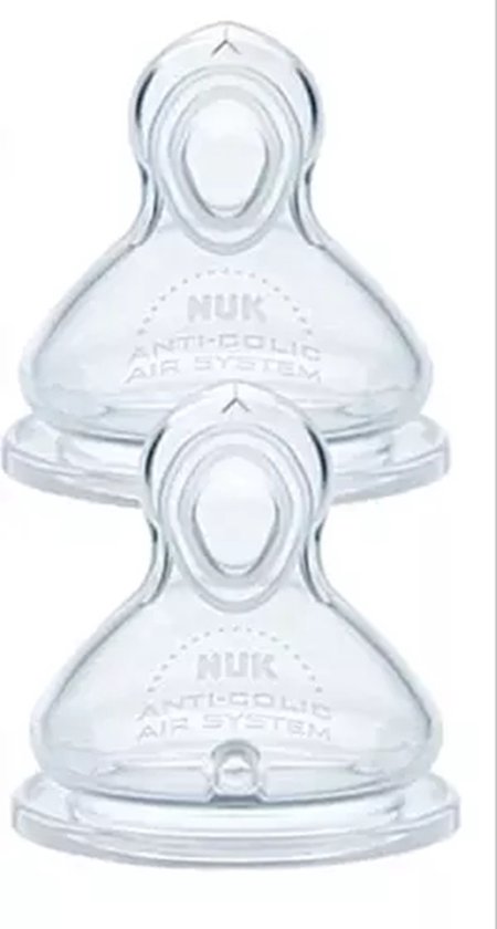 NUK | First Choice Flesspeen | 6-18 maanden | 2 stuks | Flow Control | 6-18 maanden van Nuk
