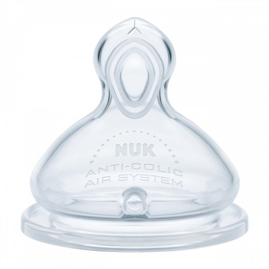 NUK First Choice+ Flow Control Flesspeen 6+ maanden 2st