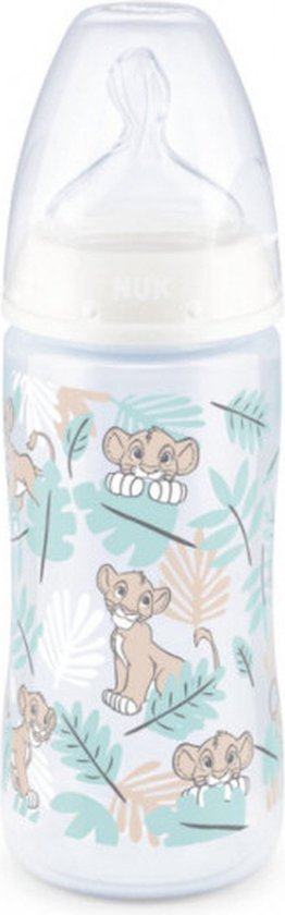 NUK Serenity plus | Disney baby | King Leeuw | Fles | 0-6 maanden | 300 ml | speen maat: M | 0-6 maanden van Merkloos