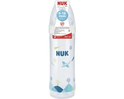 NUK Serenity Plus | Plane | Fles | 6-18 maanden | 250 ml | speen maat: M | 6-18 maanden van Merkloos