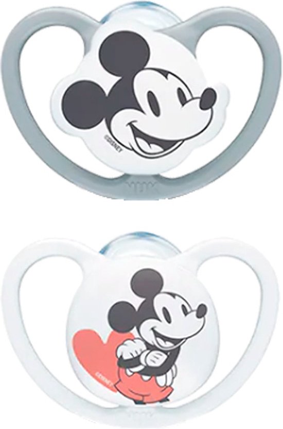 NUK Space Disney Baby fopspenen 2 st. set 6-18 maanden van Nuk