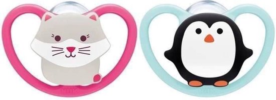 Nuk | Space fopspenen | 2st. set | 18-36 maanden van Merkloos