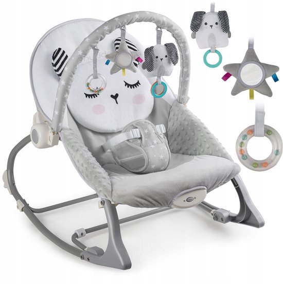 Nukido Baby Relaxstoel met Vibratie en Speelgoed - 0-18 kg van Nukido