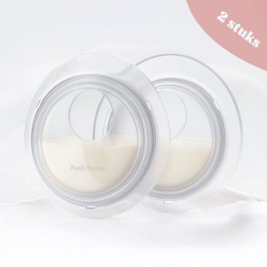 Numa Cups Lekschalen Moedermelk – Onzichtbaar in BH, Lekvrij & Comfortabel – BPA-vrij Siliconen – 2 stuks - Petit Kado van Merkloos