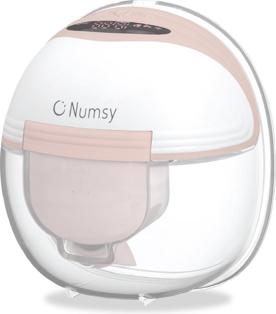 Numsy Elektrische Draadloze Borstkolf Enkel - Handsfree - BPA Vrij - Enkele van Numsy