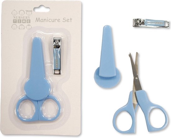 Nursery Time Manicureset Baby Blauw 2-delig van Nursery Time