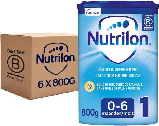 Nutrilon 1 - Groeimelk voor Baby's van 0-6 maanden - 6 pack van Nutrilon