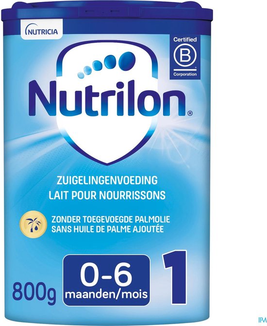 Nutrilon 1 Zuigelingenmelk Baby 0-6 maanden Flesvoeding 800g van Nutrilon