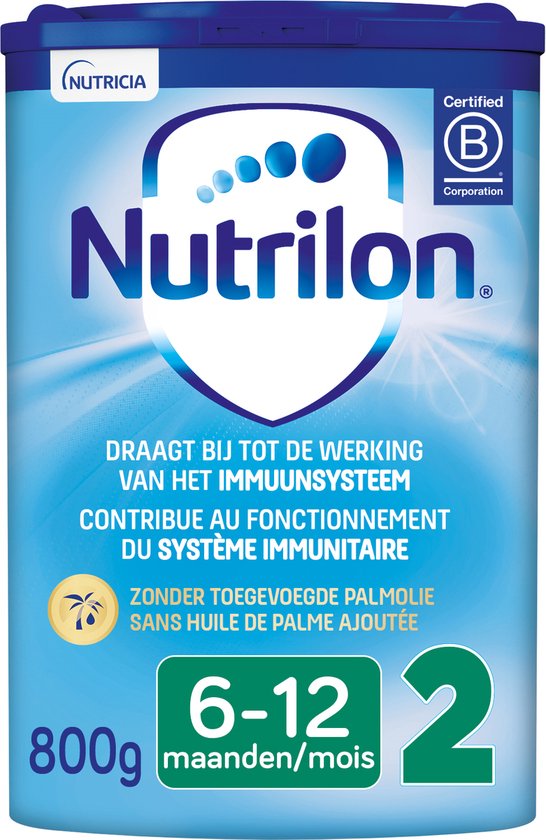 Nutrilon 2 - Opvolgmelk Baby 6-12 maanden - Babymelk in Poeder voor Flesvoeding - Blik 800g van Merkloos