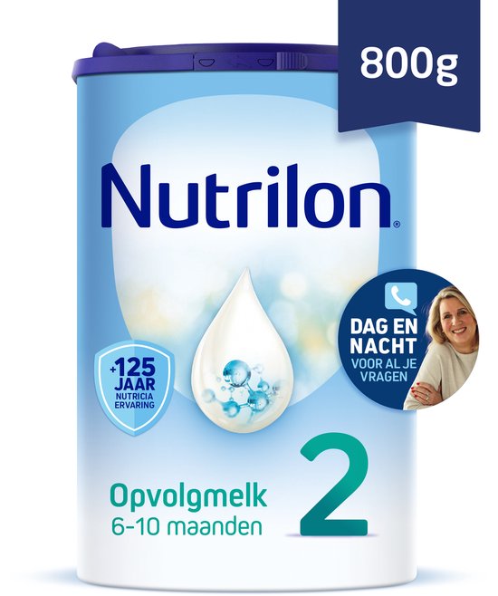 Nutrilon 2 Opvolgmelk – Flesvoeding Vanaf 6 Maanden – 800g van Merkloos