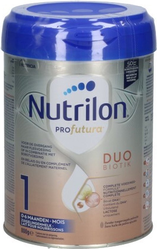 Nutrilon Profutura 1 unieke formule DUOBIOTIK Zuigelingenmelk baby 0 tot 6 maanden poeder 800g