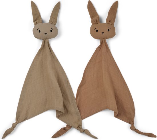 Nuuroo - Ado Hugging Cloth 2-pack - Lichtbruin / Zand van nuuroo
