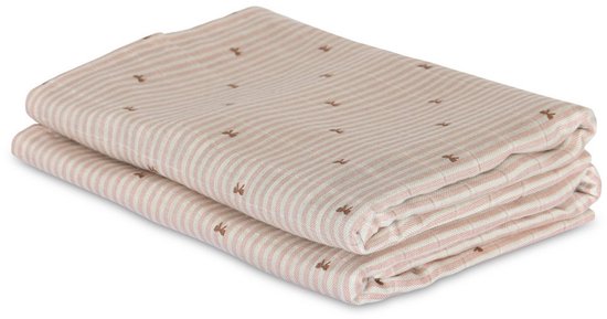 Nuuroo bamboe hydrofieledoek strik design 2 st. van Merkloos