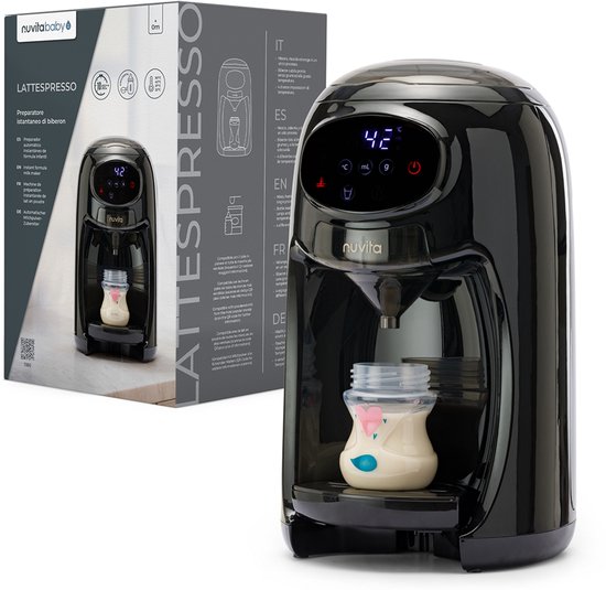 Nuvita Baby Baby Melk Machine 1180 - Verwarmen, Doseren, Mixen en Dispenseren - 4 Temperatuurinstellingen - Geschikt voor Alle Flesformaten van Merkloos