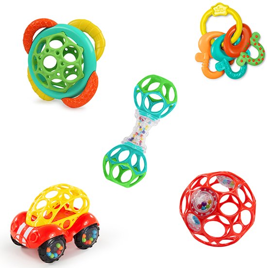 Oball cadeauset soothers & shakers - Oball - vanaf 0 maanden van Oball